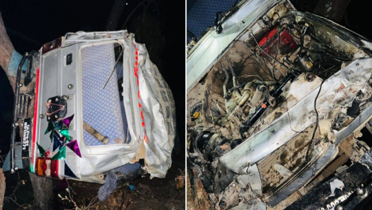 सल्यानमा जन्ती बोकेको गाडी दुर्घटना हुँदा ३ जनाको मृत्यु, १५ जना घाइते 