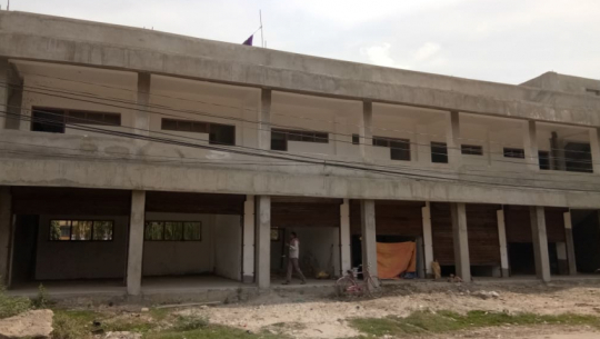 Delay in the construction of government shopping complex