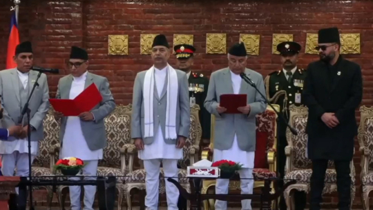 मनोजकुमार शर्मा बने प्रधानन्यायाधीश, राष्ट्रपति पौडेलबाट शपथ