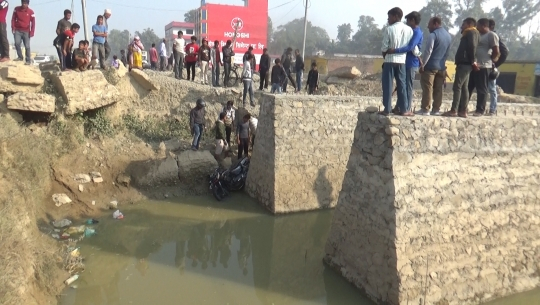 Mohanapul-Attariya six lane ongoing project becomes an accident prone zone