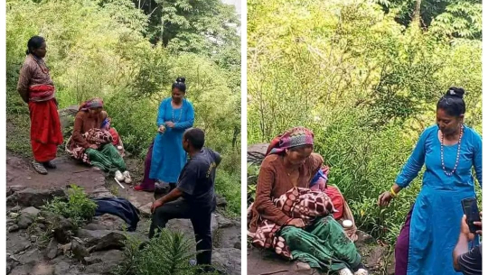 बाजुराको स्वामिकार्तिकमा फेरि बाटोमै सुत्केरी, स्वास्थ्यकर्मीको सक्रियताले सुरक्षित जन्म