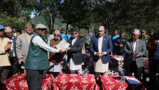 भूकम्प पीडितलाई तत्काल प्रतिपरिवार ५० हजार दिने प्रधानमन्त्रीको घोषणा