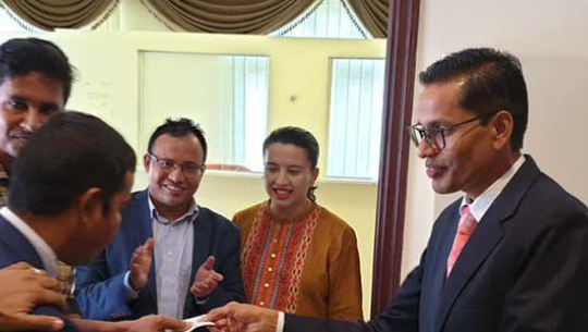 यूएईको नेपाली दूतावासद्धारा टोकन प्रणाली लागु