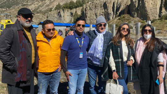 बलिउड चलचित्र ‘उचाइ’को नेपालको छायाङ्कन सकियो