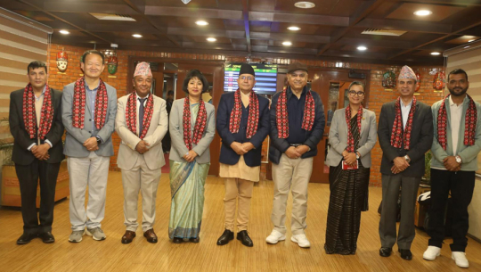 सभामुख घिमिरेसहित नेपाली प्रतिनिधिमण्डल उज्वेकिस्तान प्रस्थान