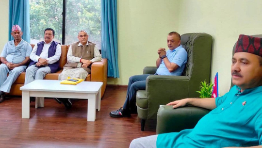 Gagan Thapa urges CM Shah to resolve budget dispute with UML through consensus