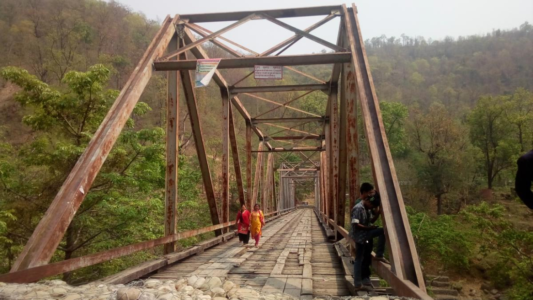 अमेरिकी सरकारले तीन दशकअघि बनाइदिएको काठेपुल